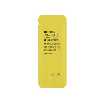 BENTON Shea Butter and Coconut Hand Cream 2ml TESTER