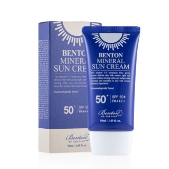 BENTON Mineralny krem UV Mineral Sun Cream SPF50+/PA++++ 50ml