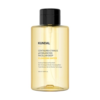 KUNDAL Oczyszczająca woda miceralna Centaurea Cyanus pH Balancing Micellar Deeo Cleansing Water 500ml