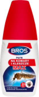 BROS PŁYN ODSTRASZAJĄCY KOMARY KLESZCZE MAX 50ML