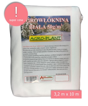 AGROWŁÓKNINA P50 BIAŁA UV 3,2mX10m