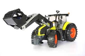 BRUDER traktor CLAAS AXION 950 ładowaczem czołowym