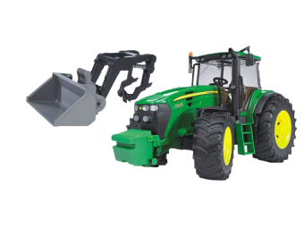 BRUDER traktor John Deere 7930 z ładowaczem czołowym