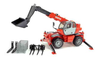 BRUDER ładowarka MANITOU z akcesoriami