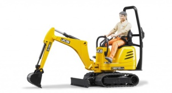 BRUDER minikoparka JCB z figurką 62002