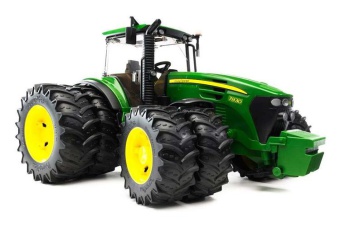 BRUDER traktor John Deere 03052 koła bliźniacze