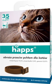 HAPPS OBROŻA PCHŁY DLA KOTA