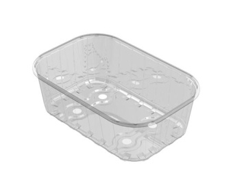 TACKI PLASTIK 500G (864 szt)  pojemniki do malin truskawek owoców