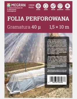 FOLIA PERFOROWANA TRANSPARENTNA 1,5x10
