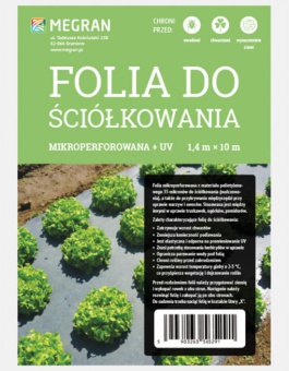 FOLIA PERFOROWANA CZARNA 1,4x10