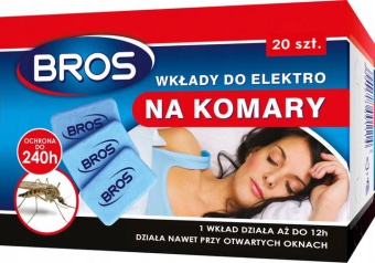 BROS WKŁAD ELEKTRO NA KOMARY