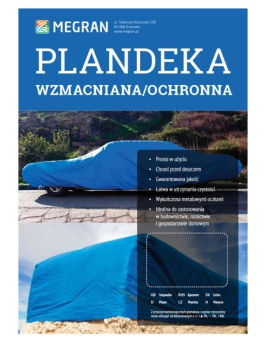PLANDEKA 2X3m nieb./standard 53g