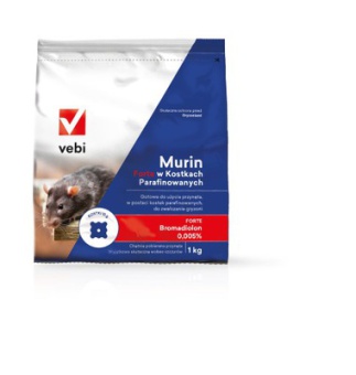 MURIN FORTE BLOK/KOSTKA 1KG  trutka na myszy i szczury 