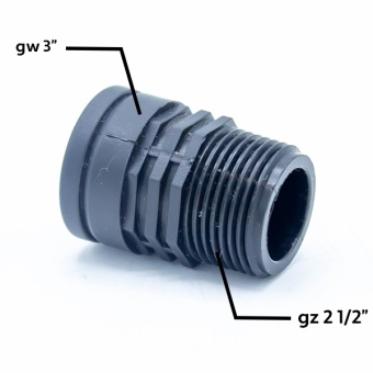 NYPEL REDUKCYJNY 3''X2.1/2''