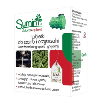 SUMIN BIOPREPARAT DO SZAMB TABLETKA 12SZT 