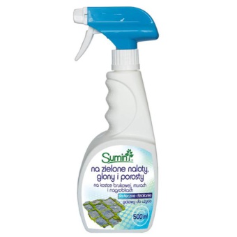 SUMIN LIKWIDUJE ZIELONE NALOTY NA BRUKU 500ML - gotowy do użycia