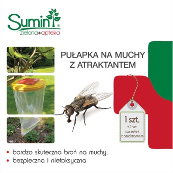 Pułapka worek na muchy z atraktantem Sumin 