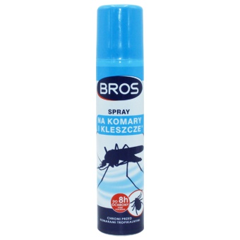 BROS SPRAY ODSTRASZA KOMARY KLESZCZE 90ML