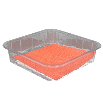 TACKI PLASTIKOWE GUILLIN 300G (SP400/40 AL PET ABS) DÓŁ KWADRAT+ WKŁAD ABSORBCYJNY (780 szt)