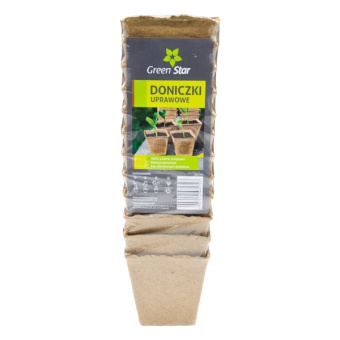 DONICZKI UPRAWOWE 6cm 20 SZT. KWADRAT 