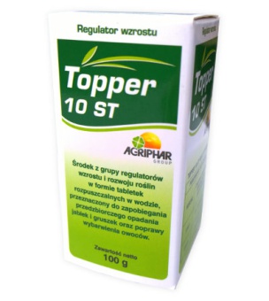 TOPPER 10 ST 100G + płyn lugola do wykonywania testów skrobiowych