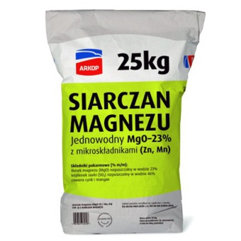 Siarczan magnezu 1-wodny  23Mg+46S + mikro ARKOP 25KG