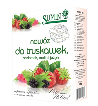 SUMIN NAWÓZ DO TRUSKAWEK, POZIOMEK, MALIN I JEŻYN 1KG