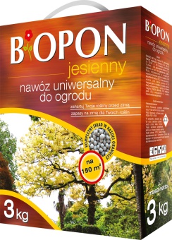 BIOPON NAWÓZ UNIWERSALNY Jesienny 3 kg