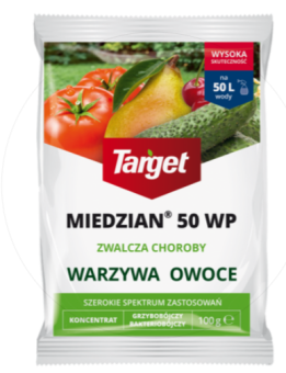 MIEDZIAN 50 WP 15G TARGET - WARZYWA, OWOCE