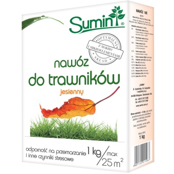SUMIN NAWÓZ DO TRAWNIKÓW JESIENNY 1KG OPTYMALNY SKŁAD