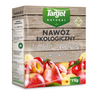TARGET NAWÓZ EKO DO DRZEW I KRZEWÓW OWOCOWYCH 1KG 100DNI