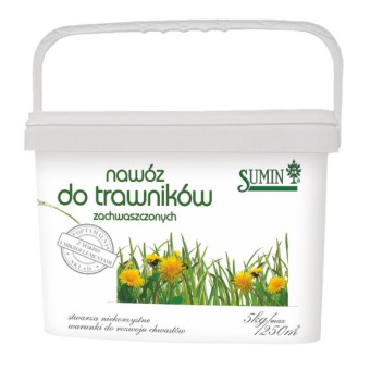 Nawóz do trawników zachwaszczonych OPTYMALNY SKŁAD Sumin 5KG