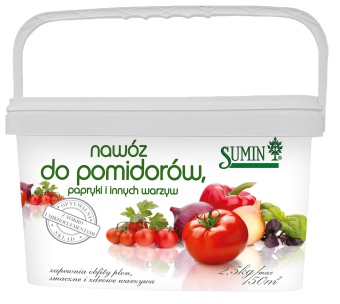SUMIN NAWÓZ DO POMIDORÓW, PAPRYKI I INNYCH WARZYW 2,5KG