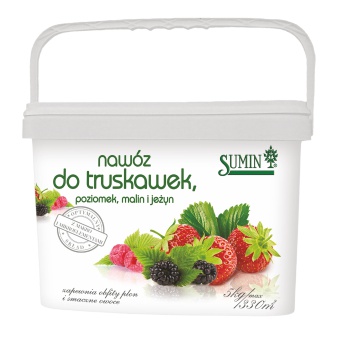 SUMIN NAWÓZ DO TRUSKAWEK, POZIOMEK, MALIN I JEŻYN 5KG