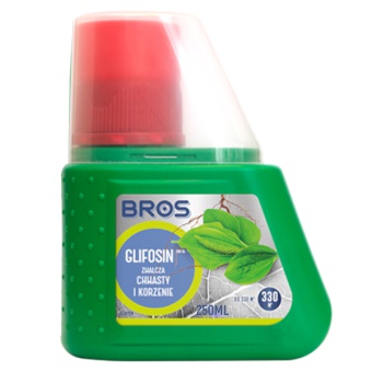 BROS GLIFOSIN 360SL 250ML ZWALCZA CHWASTY I KORZENIE