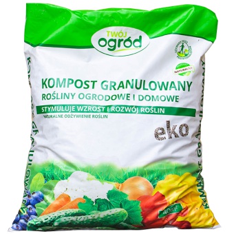 KOMPOST GRANULOWANY 10L TWÓJ OGRÓD 