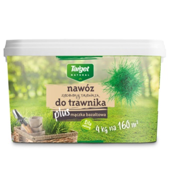 Nawóz ZADBANY TRAWNIK z mączką bazaltową Target 4KG