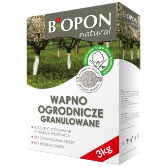 Biopon wapno ogrodnicze granulowane 3KG