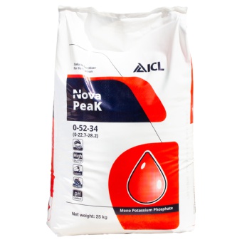 FOSFORAN MONOPOTASOWY NOVA PEAK MKP 0-52-34  25 KG