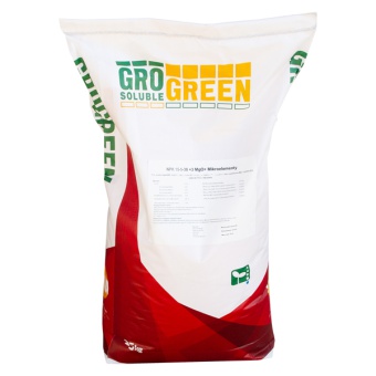 GROGREEN 15-5-30 + 3MgO NPK 25KG nawóz do fertygacji