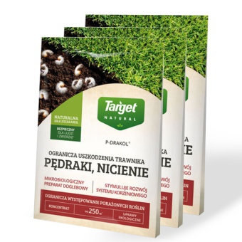 TARGET P-DRAKOL 20G x3 SZT ZESTAW Zwalcza szkodniki glebowe