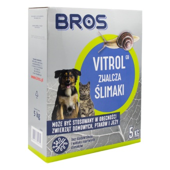 BROS VITROL GB 5KG na ślimaki bezpieczny dla psów i kotów 