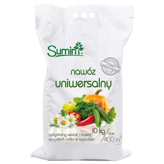 SUMIN NAWÓZ UNIWERSALNY 10KG OPTYMALNY SKŁAD