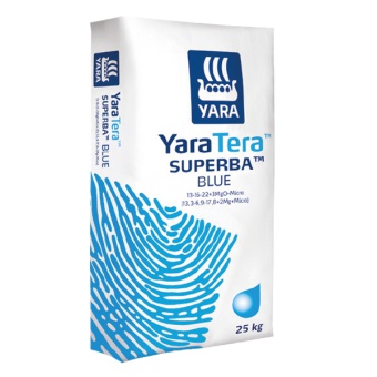 SUPERBA BLUE 13-16-22+Mg+Micro 25kg Rozpuszczalny Nawóz do Borówki