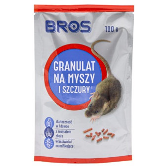 BROS GRANULAT NA MYSZY I SZCZURY - TRUTKA 100G