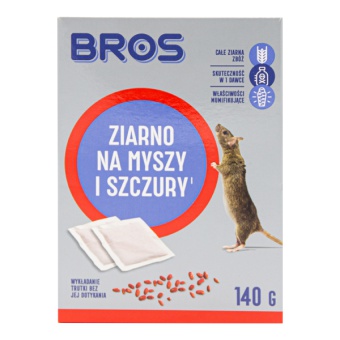 BROS ZIARNO NA MYSZY I SZCZURY - TRUTKA 140G