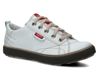 Półbut NAGABA 243 biały rustic skórzany