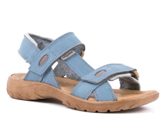 Sandały damskie NAGABA 168 jasny niebieski rustic skórzany