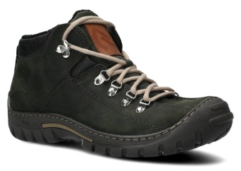 Trzewik trekkingowy męski NAGABA 456 khaki crazy skórzany