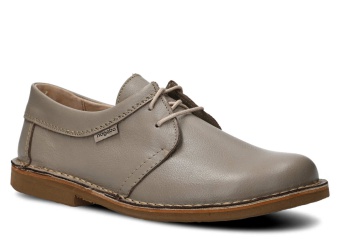 Półbut męski NAGABA 077 popiel t rustic skórzany